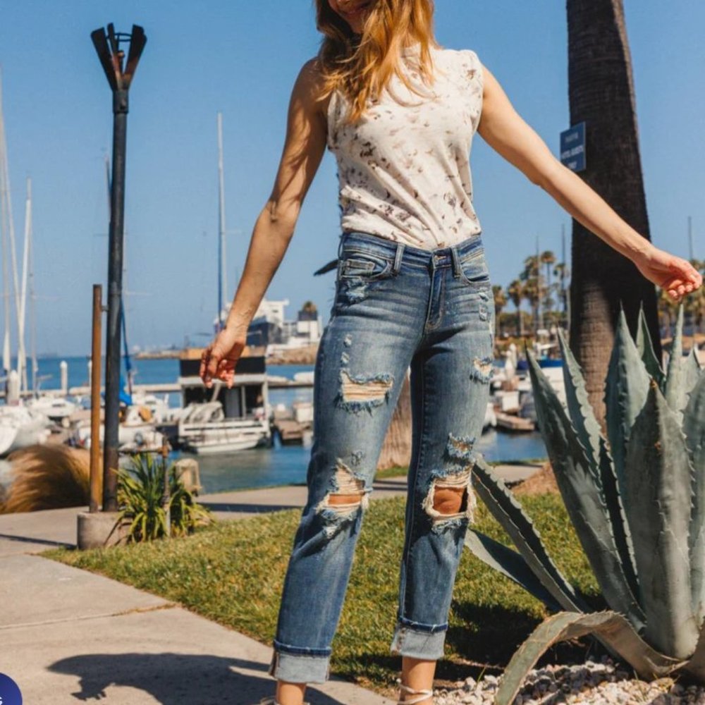 Judy Blue Ripped Jeans